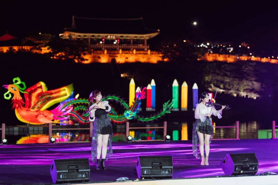 晋州南江流灯祭り 9